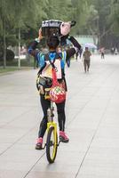 girl on the unicycle photo