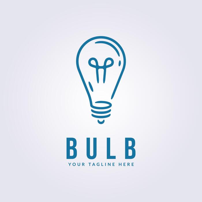 Bulb Logo Vector Art, Icons, and Graphics for Free Download