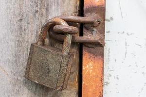 old door lock photo