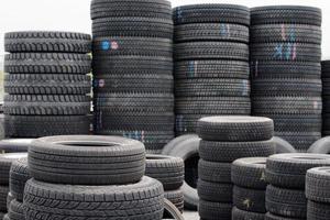 old car tires photo