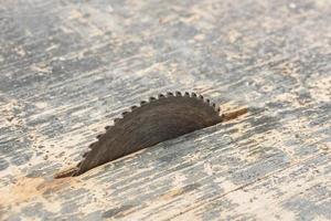 table with sawmill disc photo