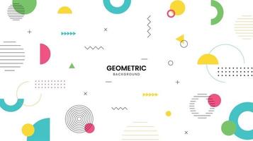 Colorfull geometric background. Modern abstract background with geometric shapes and lines. Eps10 Vector
