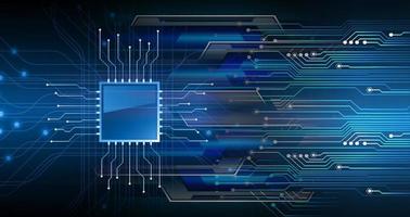 Fondo de concepto de tecnología futura de circuito cibernético vector