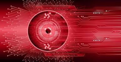 eye cyber circuit future technology concept background vector