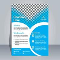 Corporate And Creative Flyer Design Template, Modern And Professional Flyer Design, Simple And Minimal Flyer Template, Flyer Design Template vector