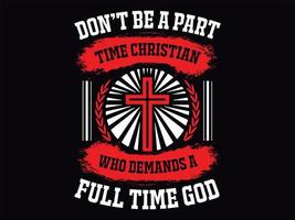 Christian  t-shirt design vector