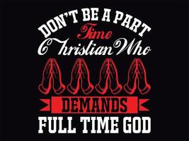 Christian  t-shirt design vector