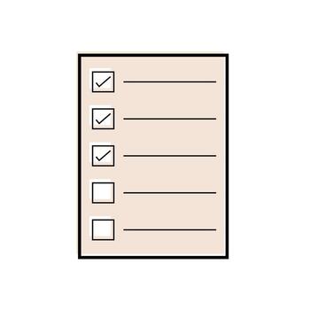 Checklist icon. To do list vector icon.