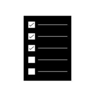 Checklist icon. To do list vector icon.