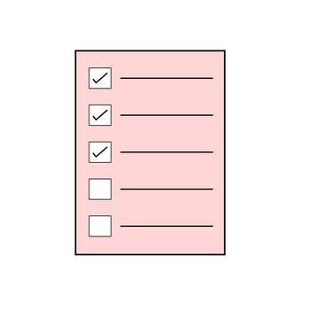 Checklist icon. To do list vector icon.