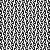 Black and white seamless pattern imitating chains and chain mail vector