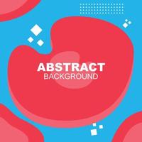 Abstract geometric background vector in red color and blue with dots