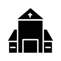 church building solid style icon, christian religion. vector designs that are suitable for websites, applications, apps.