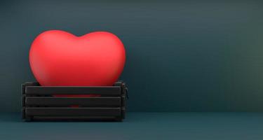 I love background with heart, copy space, 3D work and 3D image photo