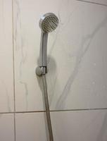 shower water in the bathroom when used photo