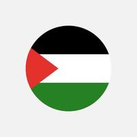 Country Palestine. Palestine flag. Vector illustration.