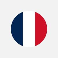 Country France. France flag. Vector illustration.