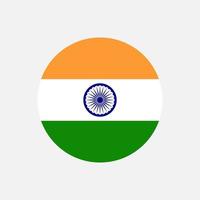 Country India. India flag. Vector illustration.