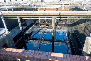 Wastewater treatment plant Water tank photo