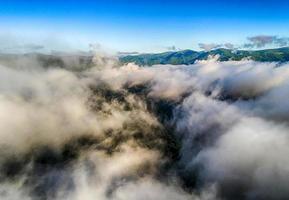 aerial nature scenery in maggie valley north carolina photo