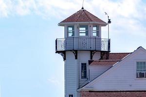 faro de cola de castor isla conacicut jamestown, rhode island foto