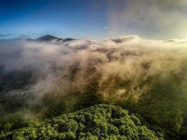 aerial nature scenery in maggie valley north carolina photo