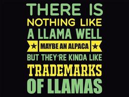 Llama t-shirt design file vector