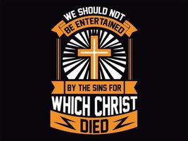 Christian  t-shirt design vector