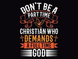 Christian  t-shirt design vector