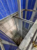 inside 3 story elevator shat during construction photo