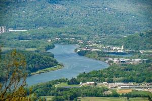 Chattanooga, Tennessee, USA views from Lookout mountain photo