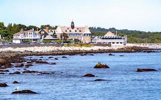 escenas de playas costeras en narragansett rhode island foto