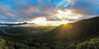 aerial nature scenery in maggie valley north carolina photo