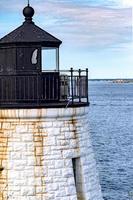 castle hill lighthouse in newport rhode island photo