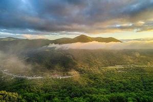 aerial nature scenery in maggie valley north carolina photo