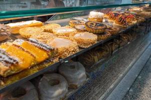 Fine pastry with typical products from Porto, Portugal photo