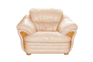Luxury leather sofa. photo