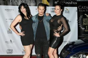 LOS ANGELES  SEP 25 - Suzette Martell, Sky Lima, and Lenox Knight at the Catalina Film Festival Drive Thru Red Carpet, Friday at the Scottish Rite Event Center on September 25, 2020 in Long Beach, CA photo