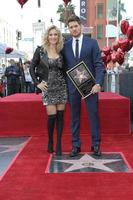 LOS ANGELES   NOV 16 - Luisana Lopilato, Michael Buble at the Michael Buble Star Ceremony on the Hollywood Walk of Fame on November 16, 2018 in Los Angeles, CA photo
