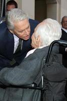 LOS ANGELES   NOV 6 - Michael Douglas, Kirk Douglas at the Michael Douglas Star Ceremony on the Hollywood Walk of Fame on November 6, 2018 in Los Angeles, CA photo