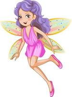 Fantastic fairy girl cartoon character vector