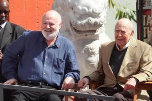 LOS ANGELES   APR 7 - Rob Reiner, Carl Reiner at the Carl and Rob Reiner Hand and Footprint Ceremony at the TCL Chinese Theater IMAX on April 7, 2017 in Los Angeles, CA photo