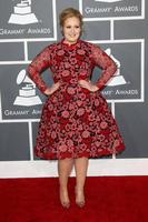 LOS ANGELES  FEB 10 - Adele arrives at the 55th Annual Grammy Awards at the Staples Center on February 10, 2013 in Los Angeles, CA photo