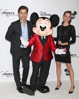 LOS ANGELES OCT 6 - John Stamos, Mickey Mouse, Caitlin McHugh at the Mickey s 90th Spectacular Taping at the Shrine Auditorium on October 6, 2018 in Los Angeles, CA photo