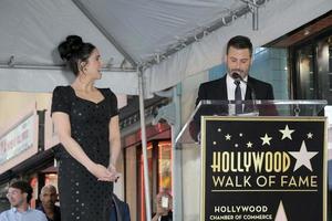 LOS ANGELES   NOV 9 - Sarah Silverman, Jimmey Kimmel at the Sarah Silverman Star Ceremony on the Hollywood Walk of Fame on November 9, 2018 in Los Angeles, CA photo