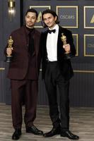 LOS ANGELES   MAR 27 - Riz Ahmed, Aneil Karia at the 94th Academy Awards at Dolby Theater on March 27, 2022 in Los Angeles, CA photo