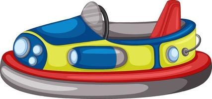 Isolated Bumper car cartoon vector