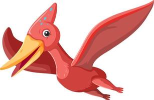 Cute Pterosaurs Dinosaur Cartoon vector