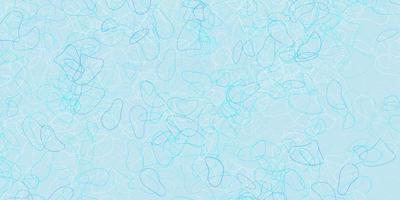 Light blue, yellow vector texture with memphis shapes.