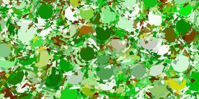 Light Green vector texture with random triangles.